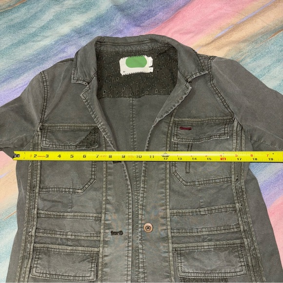Anthropologie Green Military Jacket size S “Run Ruby Jacket” - Picture 9 of 9